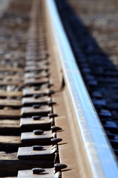 close up shot of a train track