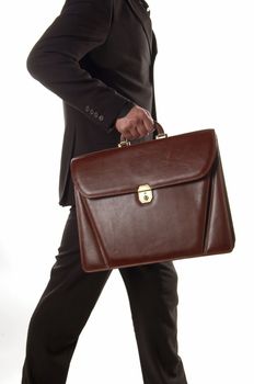 Briefcase in Hand of Businessman