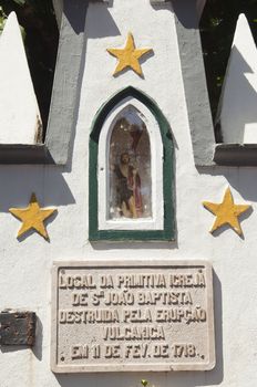 Shrine to S. Joao - St.John - in Pico island, Azores