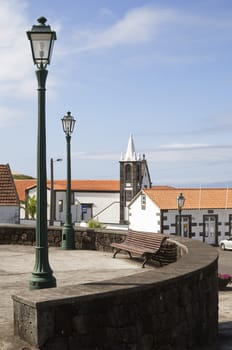 Traditional village in Pico island, Azores, Portugal