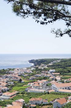 Small village of Ribeiras in Pico island, Azores