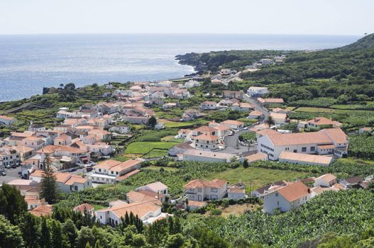 Small village of Ribeiras in Pico island, Azores