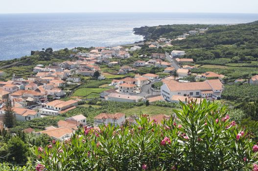 Small village of Ribeiras in Pico island, Azores