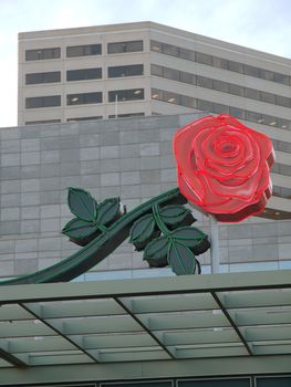 A symbol of the city of roses Portland Oregon.