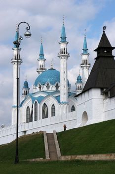A mosque in the Kremlin in Kazan Russia a Tatar region.