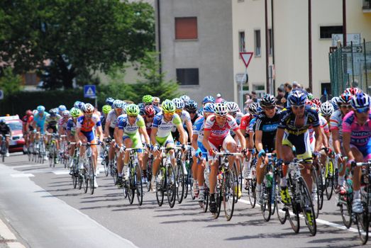 A group of bikers in Italy Tour 2011