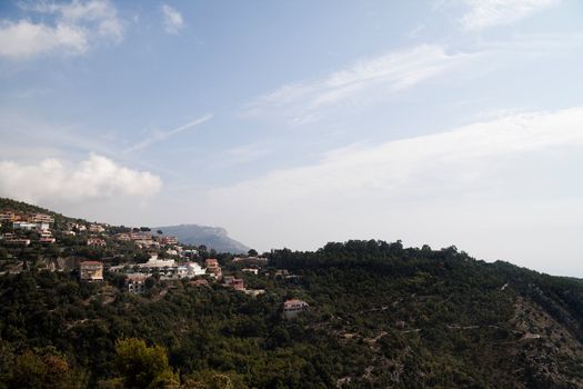 A wonderful mountainside view of Monaco