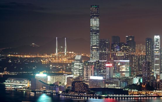 Hong Kong at night 