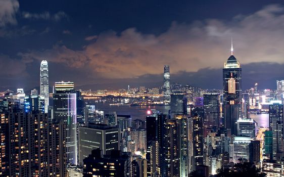 Hong Kong at night 