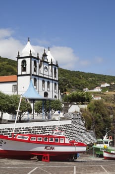 Fishing village of Calheta do Nesquim, Pico island, Azores