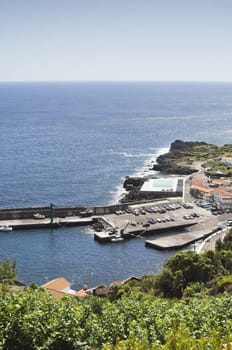 Fishing port in Pico island, Azores