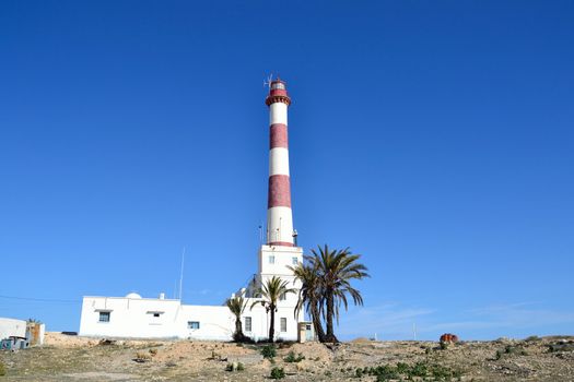 Beautiful Lighthouse on the island Djerba in Tunisia