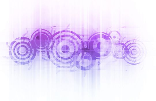 Futuristic Background as a Network Concept Art