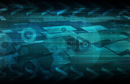 Mobility by Technology as a Concept Art