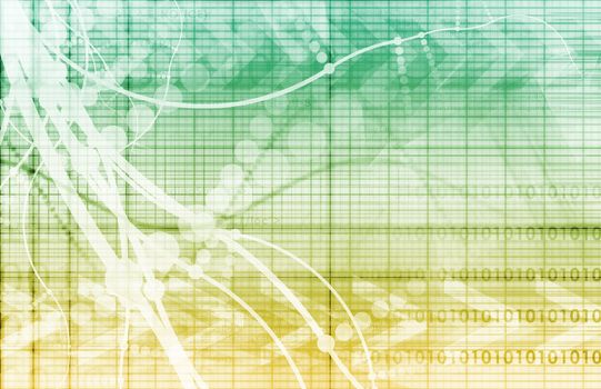 Internet World Wide Web Abstract Tech Background