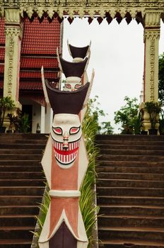 Statue of Thai masked, It is named Phi-Ta-Khon