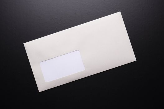 envelope and blank or empty copyspace for your text message
