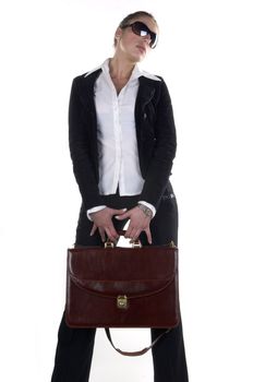 Briefcase in Hand of Businessman