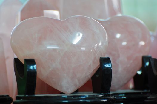 pink marble hearh