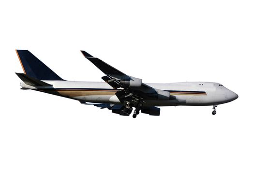 A jumbo on a clean white backround