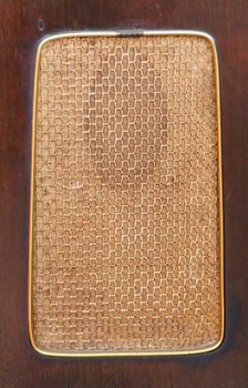 Old Loudspeaker Fabric Pattern
