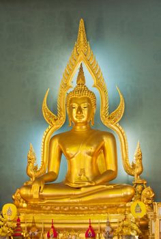 Buddha at  Wat Benjamobopith, Bangkok  Thailand