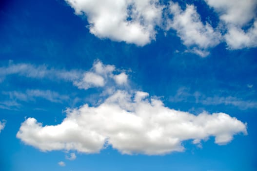 Clouds on a blue sky