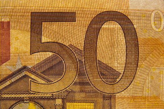 50 euro bill, Europe banknote