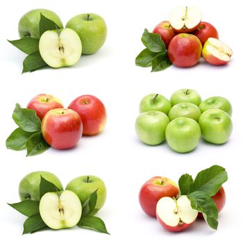 collection of fresh apple fruits