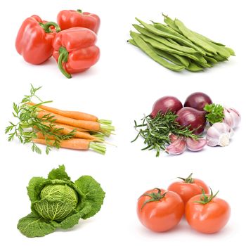 collection of fresh vegetables