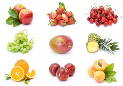 collection of fresh fruits