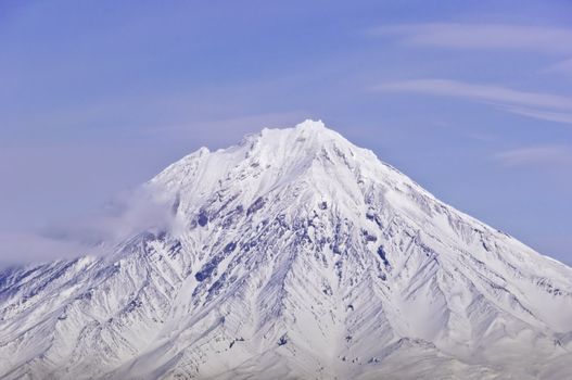 Big russian Volcano on Kamchatka in Russia