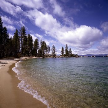 Lake Tahoe in California