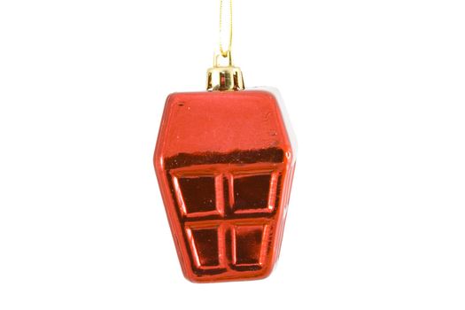 a christmas ornament - seasonal decoration - isolated - close up