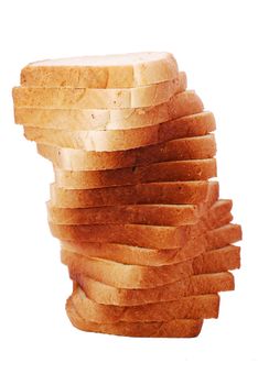 bread slices spiral tower