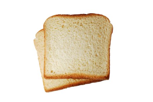 two white bread slices