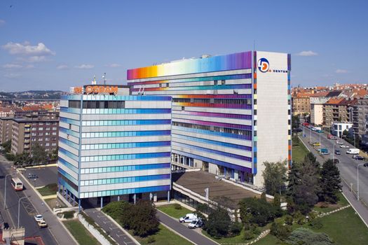 rainbow building - Palace Kodanska - city of Prague