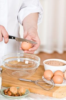 Preparation of food from eggs