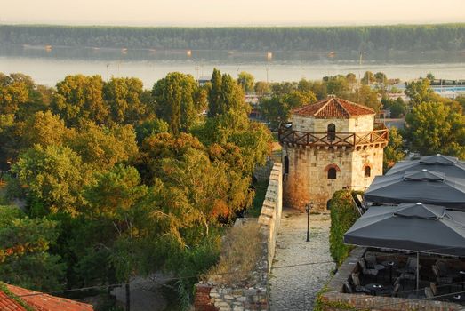 architecture details of Kalemegdan fortress in Belgrade, Jaksic tower