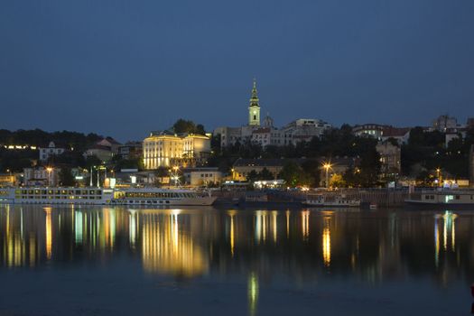 Belgrade, View from the river Sava, Serbia Europe