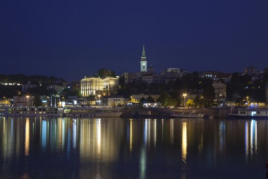 Belgrade, View from the river Sava, Serbia Europe