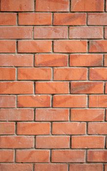 Red brick wall texture.