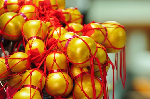 Gold Gourd symbol or mascot that represents the wealth of the Thai and Chinese people
