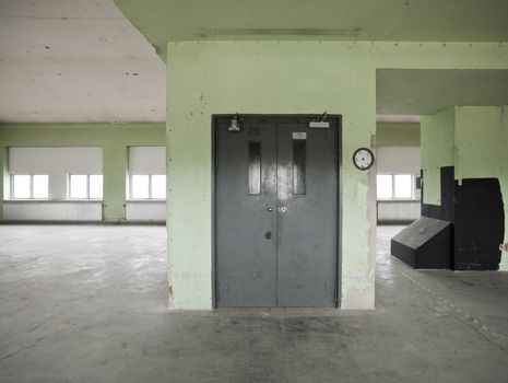 Interior of an empty warehouse