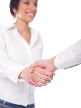 Handshake Handshaking isolate on white