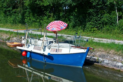 boat on the river