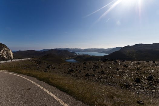 top view of the fjords, Norway