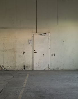 Worn Warehouse interior with bad condition