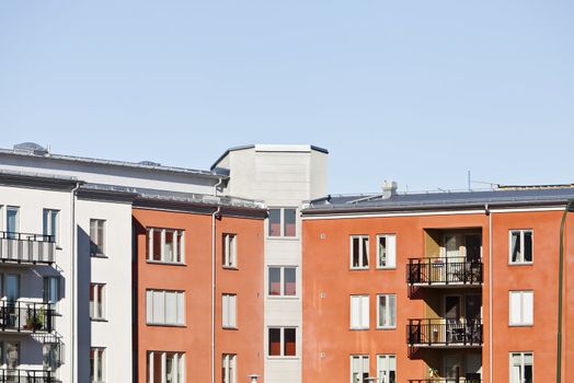 Residential District on a sunny day