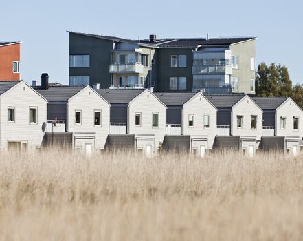 Residential District on a sunny day